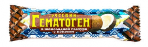Гематоген Русский кокос в шокол глазури 40 г