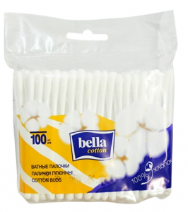 Ватные палочки Bella cotton №100 п/эт